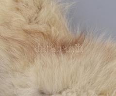 Ezüst róka gallér, szép állapotban, h: 70 cm