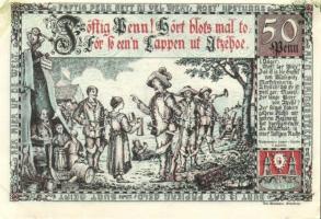 Német Birodalom/Weimari Köztársaság/Itzehoe 1920. 25Pf + 50Pf + 1M, 3 klf db, teljes sor T:I