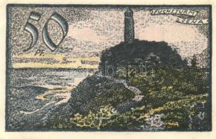 Német Birodalom/Weimari Köztársaság/Jena 1921. 10Pf + 25Pf + 50Pf (3x), 8 klf db, teljes sor T:I