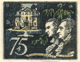 Német Birodalom/Weimari Köztársaság/Jena 1921. 10Pf + 25Pf + 50Pf (3x), 8 klf db, teljes sor T:I