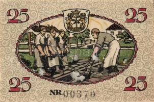 Német Birodalom/Weimari Köztársaság/Kirchain 1921. 25Pf + 50Pf + 75Pf, 3 klf db, teljes sor T:I