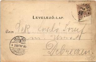 1900 Várgede, Várgedefürdő, Kúpele Hodejov, Hodejov; Gyógy- és gőzfürdő, Csevicze kút, vonat a hátté...