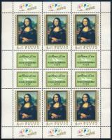 1974 Mona Lisa kisív (13.000) / Mi 2940 mini sheet