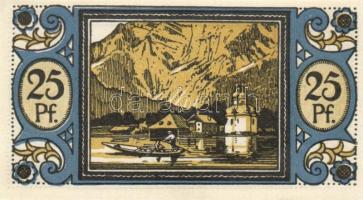 Német Birodalom/Weimari Köztársaság/Königssee 1921. 10Pf + 20Pf + 25Pf, 3 klf db, teljes sor T:I,II