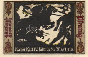 Német Birodalom/Weimari Köztársaság/Fürstenwalde 1921. 20Pf (3x)+ 25Pf (3x) + 50Pf (3x), összesen 9 ...