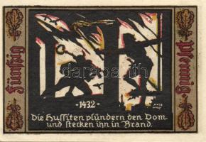 Német Birodalom/Weimari Köztársaság/Fürstenwalde 1921. 20Pf (3x)+ 25Pf (3x) + 50Pf (3x), összesen 9 ...