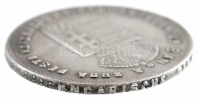 1865. "Emlékérem a pesti országgyűlésre" kétoldalas, ezüstözött bronz emlékérem "ÉLJE...