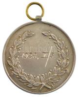 1928. "Ép testben ép lélek" kétoldalas, jelzett Ag kerékpáros díjérem füllel, "HP&quo...