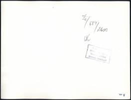 cca 1950-1960 Andrássy út részlete (Andrássy út 4.),Seidner Zoltán (1896-1960) (Magyar Foto), a háto...