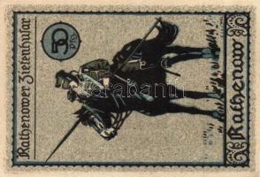 Német Birodalom/Weimari Köztársaság/Rathenow D.N. 50Pf + 75Pf + 80Pf + 90Pf, 4 klf db, teljes sor T:...