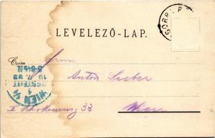 1899 (Vorläufer) Tátra, Magas-Tátra, Vysoké Tatry; Csorba-tó. Palocsay kiadása / Csorbaer See u. Tát...