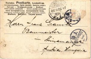 1907 Chinesischer Regengott. Verlag gebr. Trendel Tientsin No. 152. / Chinese rain god (Rb)