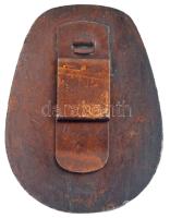 1944. "Harckocsi kilövési jelvény III. fokozata" bronzszínűre eloxált Al kitüntetés (62x46...