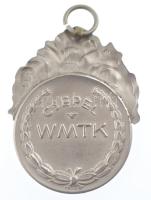 ~1930. "Csepel WMTK" kétoldalas, jelzetlen Ag kerékpáros díjérem füllel és "HP" ...