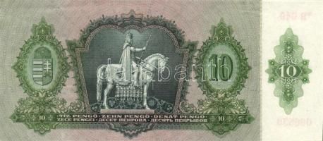 1936. 10P *-gal (4x) egymás utáni sorszámokkal T:I