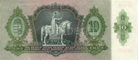 1936. 10P *-gal (4x) egymás utáni sorszámokkal T:I