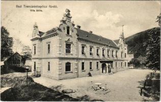 1911 Trencsénteplic, Trencianske Teplice; Attila nyaraló. Wertheim Zsigmond kiadása / Villa Attila (EK)