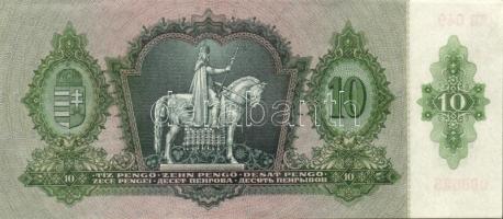 1936. 10P *-gal (8x) egymás utáni ill. kis ugrású sorszámokkal, egyiken papírránccal T:I