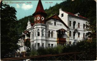 1915 Trencsénteplic, Trencianske Teplice; Petőfi nyaraló. Wertheim Zsigmond kiadása / Villa Petőfi (EK)