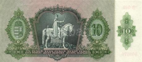 1936. 10P *-gal (5x) egymás utáni ill. kis ugrású sorszámokkal, egyik darabon papírránccal T:I