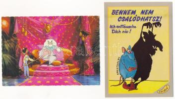 25 db MODERN humoros motívum képeslap / 25 modern humorous motive postcards