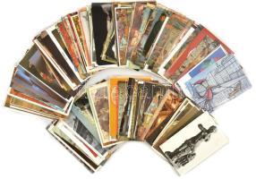 Kb. 200 db MODERN motívum művészeti képeslap / Cca. 200 modern art motive postcards