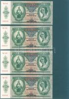 1936. 10P *-gal (9x) egymás utáni sorszámokkal T:I