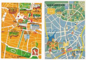 20 db MODERN térképes motívum képeslap / 20 modern map motive postcards