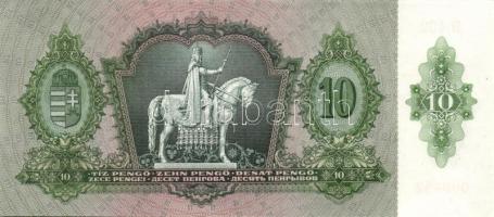 1936. 10P (3x) egymás utáni sorszámokkal T:I-