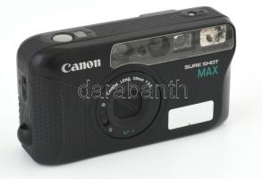 Canon Sure Shot Max analóg fényképezőgép, 38mm 1:3,5 objektívvel, filmmel, nem kipróbált