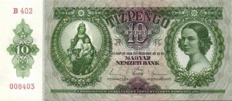 1936. 10P (5x) egymás utáni sorszámokkal T:I