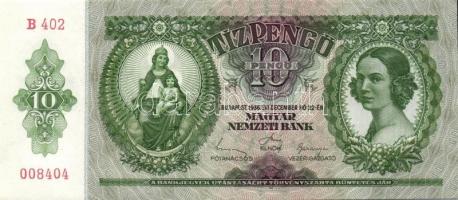 1936. 10P (5x) egymás utáni sorszámokkal T:I