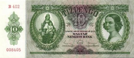 1936. 10P (5x) egymás utáni sorszámokkal T:I