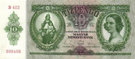 1936. 10P (5x) egymás utáni sorszámokkal T:I