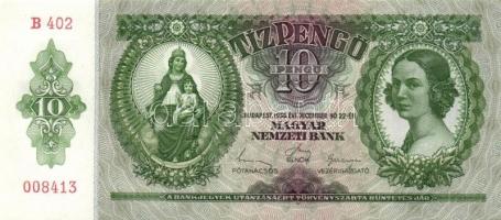 1936. 10P (5x) egymás utáni sorszámokkal T:I