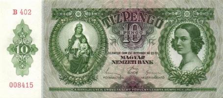 1936. 10P (5x) egymás utáni sorszámokkal T:I