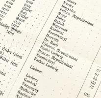 1849 Azon tárgyak jegyzéke melyet az 1848-as forradalom alatt hazaárulásért kivégzett gróf Zichy Ödö...