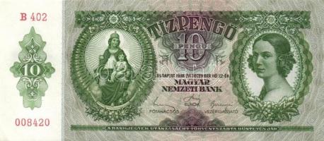 1936. 10P (5x) egymás utáni sorszámokkal T:I(többség),I-(egy darab)