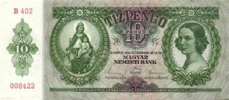 1936. 10P (5x) egymás utáni sorszámokkal T:I(többség),I-(egy darab)