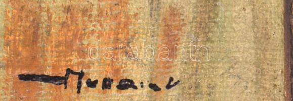 Olvashatatlan jelzéssel: Csendélet. Olaj, vászon. Dekoratív fakeretben. 50x70 cm