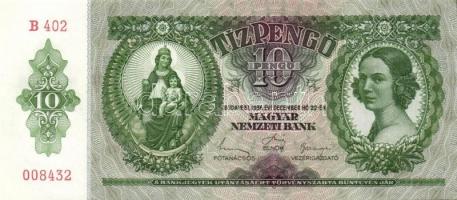 1936. 10P (5x) egymás utáni sorszámokkal T:I