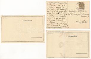 CSERKÉSZET - 9 db régi magyar képeslap (Márton Lajos és Hampel-Scharf szignók) / SCOUTING - 9 pre-19...