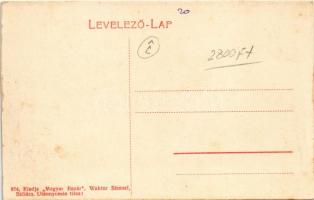 Szliács, Sliac; Teniszpálya. Kiadja a Magyar Bazár, Waktor Sámuel / tennis court, sport