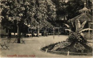 1912 Szliácsfürdő, Kúpele Sliac; Dankovszky vendéglő kertje, étterem. Molnár M. kiadása / restaurant garden (EK)