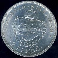 1935. 2P Ag "Rákóczi" T:2 ph.