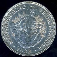 1938. 2P Ag "Madonna" T:2 apró ph