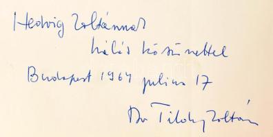 Tildy Zoltán: Természetfényképezés. Bp., 1964, Gondolat. DEDIKÁLT! Kiadói egészvászon kötés, sérült ...