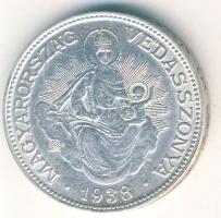 1938. 2P Ag "Madonna" T:2 kis ph