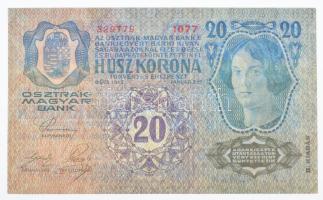 1913. 20K "II. kiadás", hamis "Ausgegeben nach dem 4. oktober 1920" felülbélyegz...