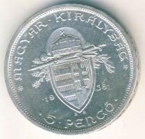 1938. 5P Ag "Szt.István" T:2 kis ph.